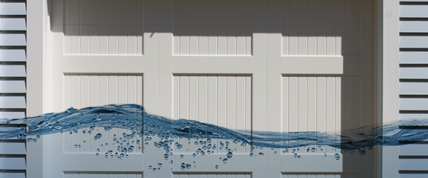 how to prevent garage door flooding